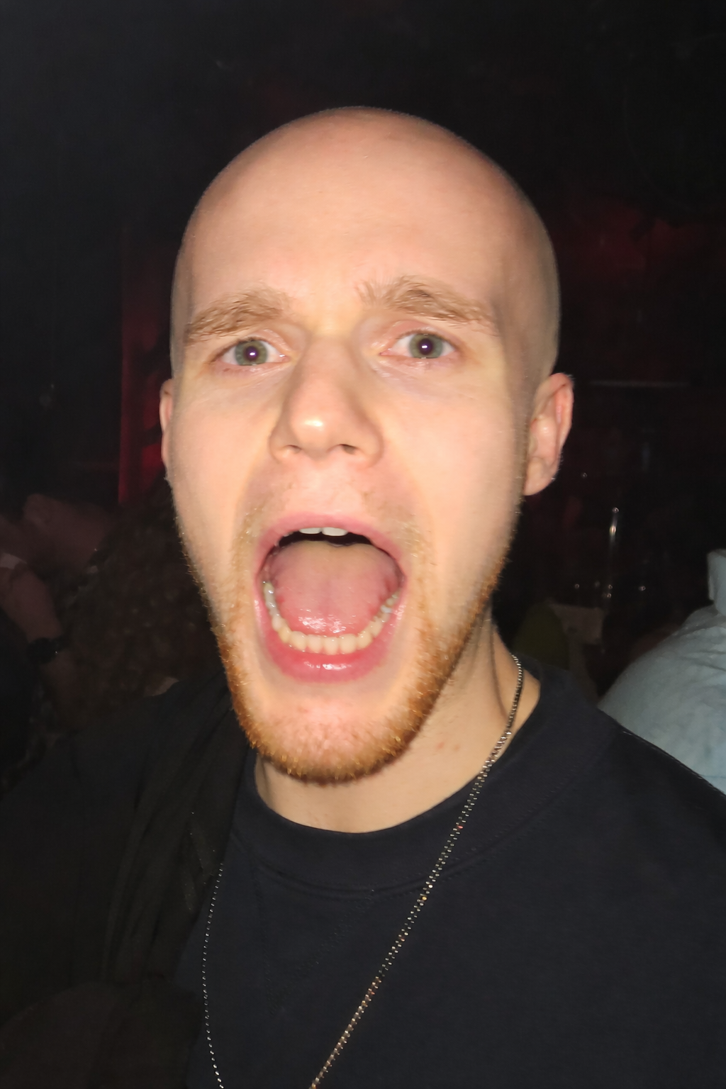 Telmö at his lowest: fully bald